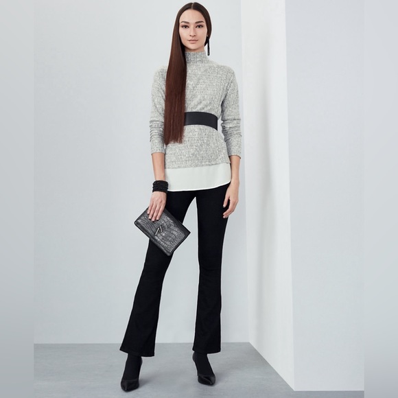 Simply Vera Vera Wang Power Stretch Bootcut Black Jeans - Picture 2 of 5